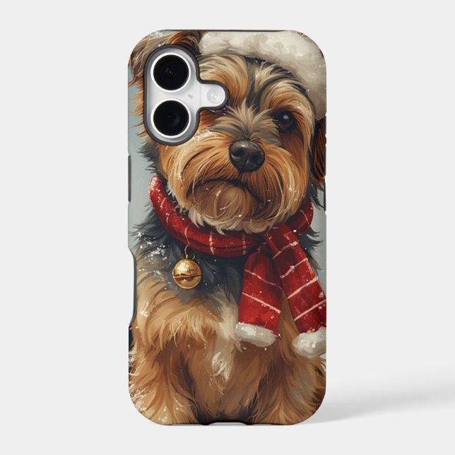Cute Yorkie Puppy Case-Mate iPhone Case (Back)