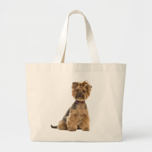 Cute Yorkie Puppy Dog Lover Gift Yorkshire Terrier Large Tote Bag