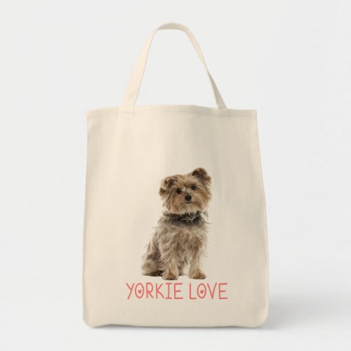 Cute Yorkie Puppy Dog Lover Gift Yorkshire Terrier Tote Bag