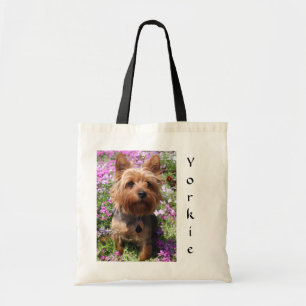Cute Yorkie Puppy Dog Mom Yorkshire Terrier  Tote Bag