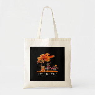 Cute Yorkshire Autumn Kawaii Yorkie It’s Fall Y’al Tote Bag