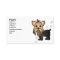 Cute Yorkshire Terrier Dog Business Card
