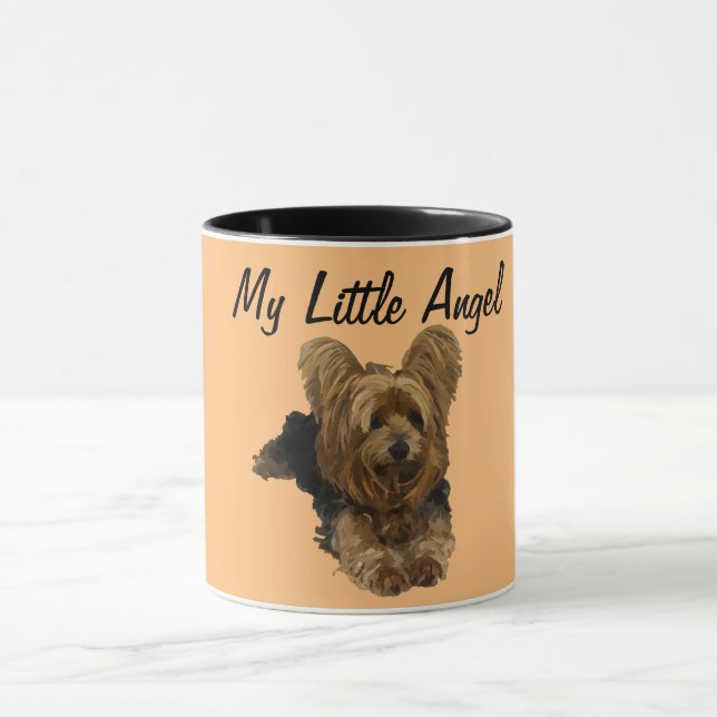 Cute Yorkshire Terrier Mug (Center)