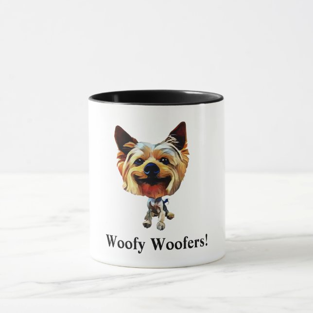 Cute Yorkshire Terrier Mug (Center)