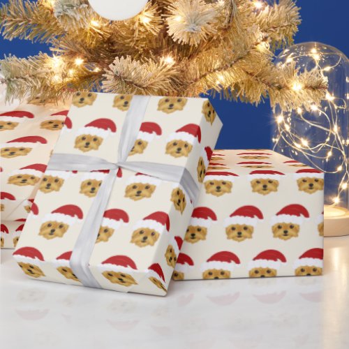 Cute Yorkshire Terrier Pattern Christmas Wrapping Paper