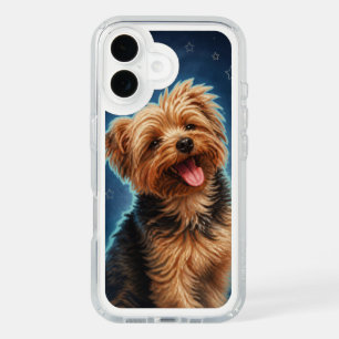 Cute Yorkshire Terrier Portrait Happy Yorkie Dog iPhone 16 Case
