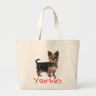Cute Yorkshire Terrier Puppy Dog Funny Yorkie Tote