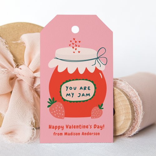 Cute You Are My Jam Valentines Day Gift Tags