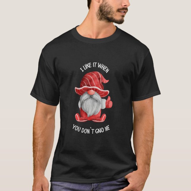 Cute You Don`t Gno Me for Adults Kids and Toodlers T-Shirt (Front)