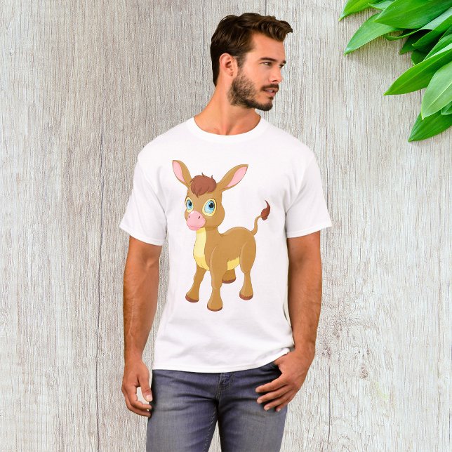 Cute Young Donkey with Big Blue Eyes T-Shirt (Creator Uploaded)