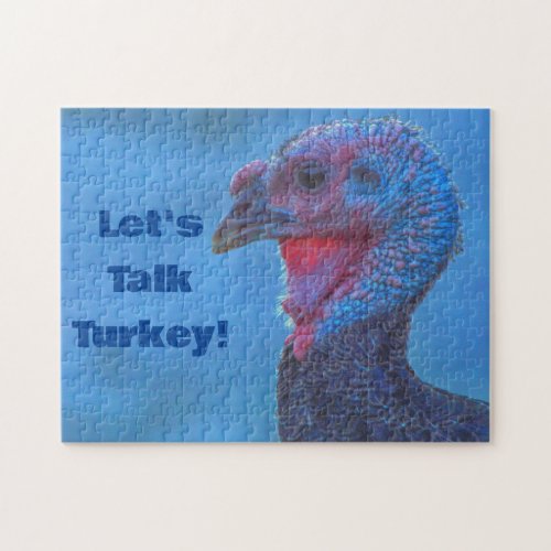 Cute Young Turkey Lets Talk Turkey Puzzle