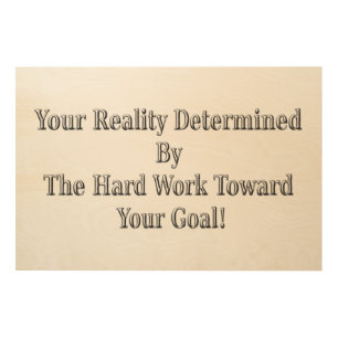 Cute Your Reality Design Meant For You! Mug Canva Wood Wall Art