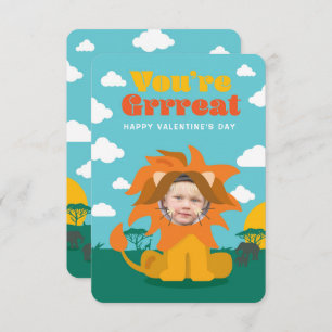 Cute You're Grreat Valentine's Day Card for Kids