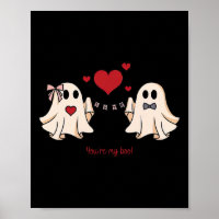 Cute You're My Boo Ghost Cute Spooky Valentines Da