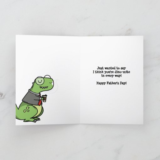 Cute Youre Roarsome Fathers Day Card From Son Zazzle