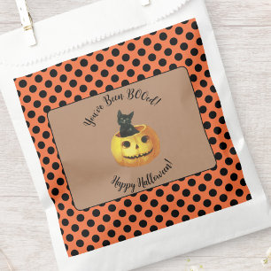 Cute You've Been BOOed Halloween Favor Bag