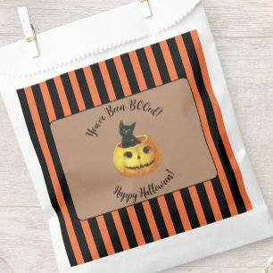 Cute You've Been BOOed Halloween Favor Bag