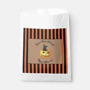 Cute You've Been BOOed Halloween Favor Bag