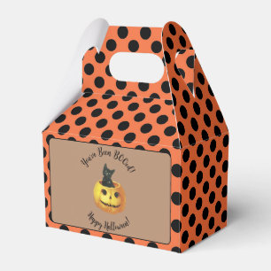 Cute You've Been BOOed Halloween Favor Boxes
