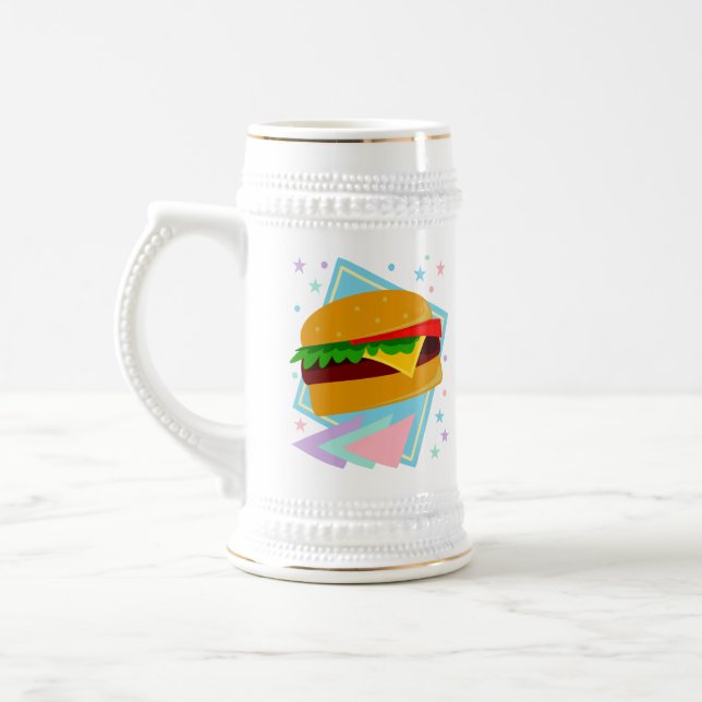 Cute Yummy Burger Beer Stein (Left)