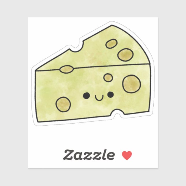 Cute yummy cheese sticker (Sheet)