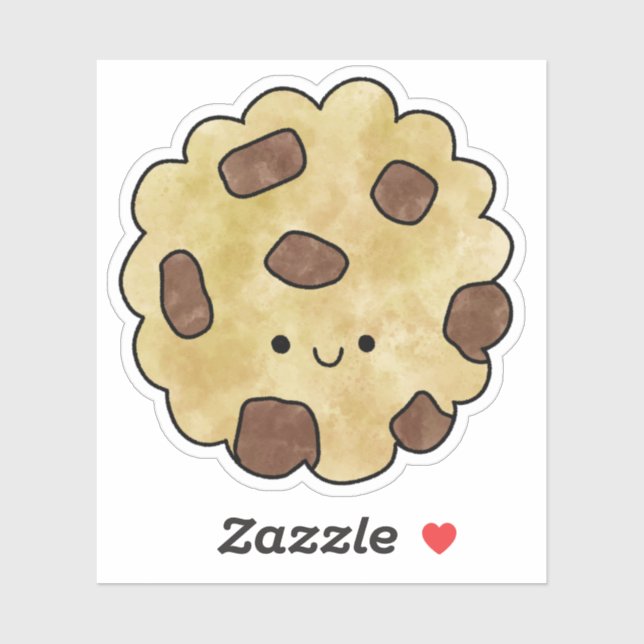 Cute yummy chocolate cookie sticker (Sheet)