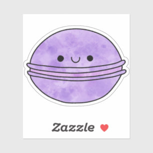 Cute yummy macaron sticker
