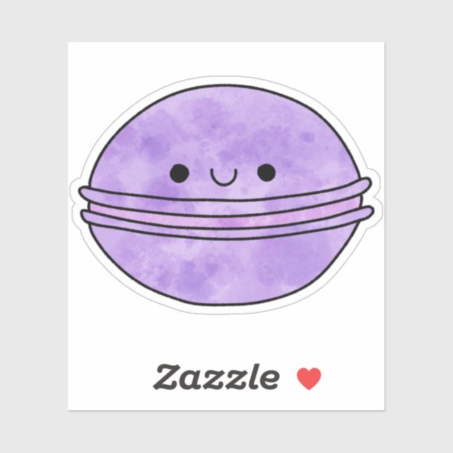 Cute yummy macaron sticker (Sheet)