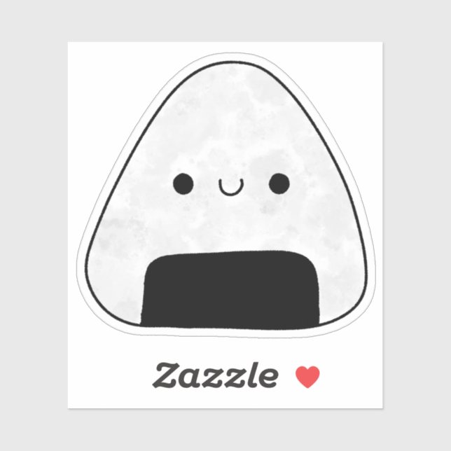 Cute yummy onigiri sticker (Sheet)