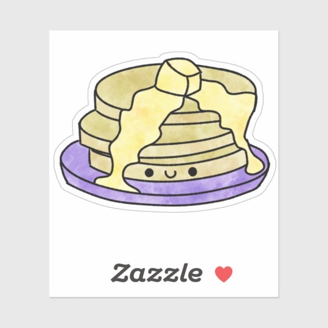 Cute yummy pancake sticker (Sheet)