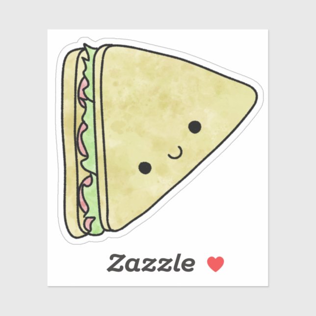 Cute yummy sandwich sticker (Sheet)