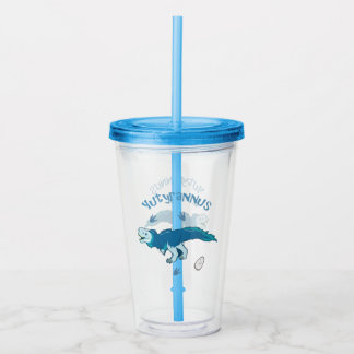 Cute Yutyrannus Acrylic Tumbler