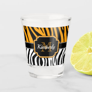 Cute Zebra Print Shot Glass
