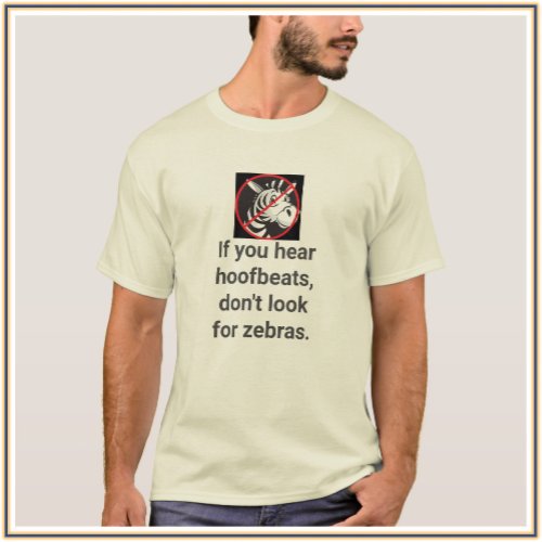 Cute Zebra Quote T_Shirt