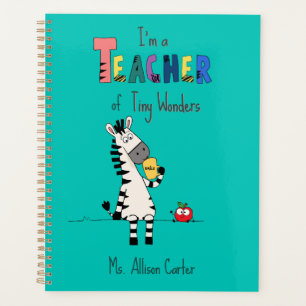Cute Zebra Teacher Planner
