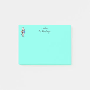 Cute Zebra Teacher  Post-it Notes