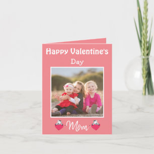 Cute Zebras Happy Valentine's Day Holiday Card