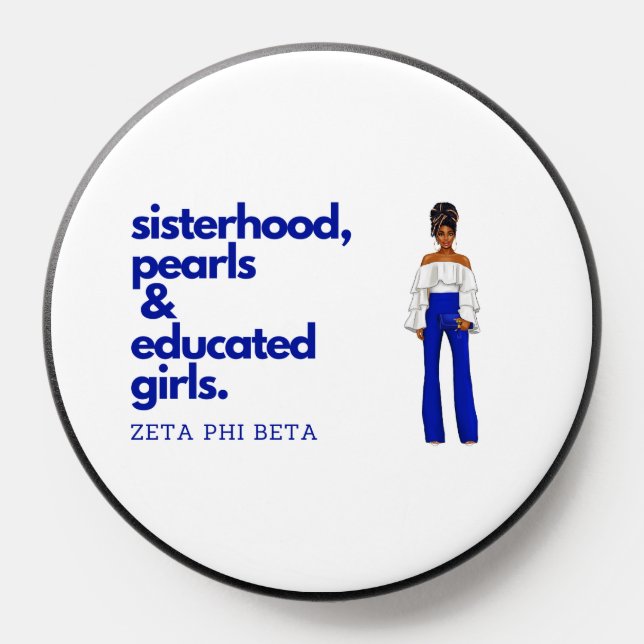 Cute Zeta Popsocket, Natural Zeta PopSocket (Popsocket)