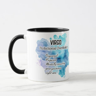 Cute Zodiac Sign Traits/ Virgo Wrap Mug