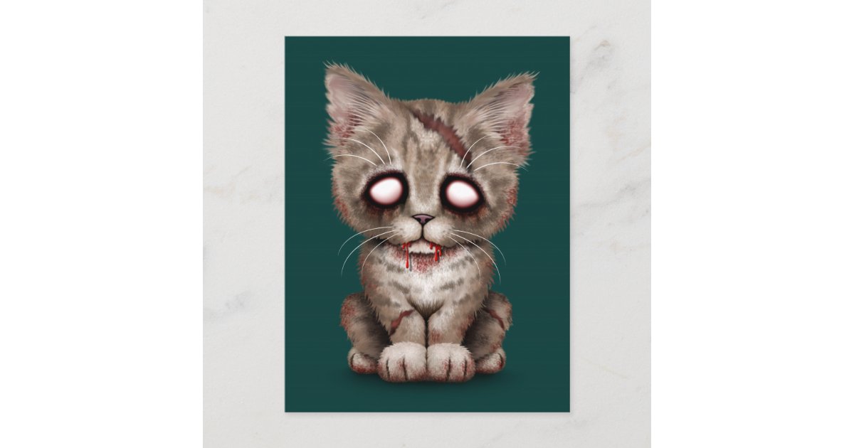 cute zombie cat