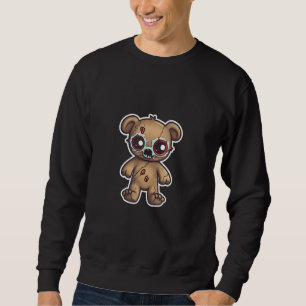 Cute Zombie Teddy Bear Sweatshirt