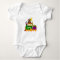 Cute Zoo Animals and Toy Train Baby T-shirt