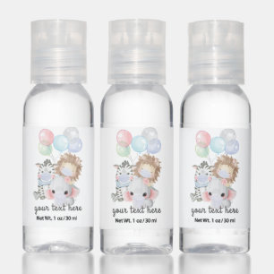 Cute Zoo Animals iN masks Hand Sanitizer