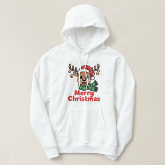 CuteChristmasReindeerSweaterMerryChristmas Hoodie