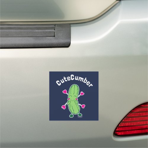 CuteCumber Car Magnet