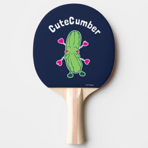 CuteCumber Ping Pong Paddle