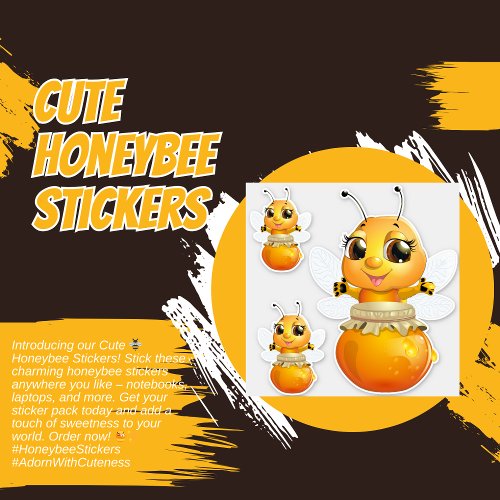 CuteHoneybeeStickers Sticker