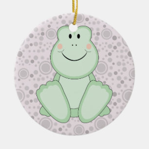 Cutelyn Baby Frog Ceramic Ornament