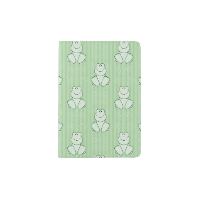 Cutelyn Baby Frog Passport Holder (Front)