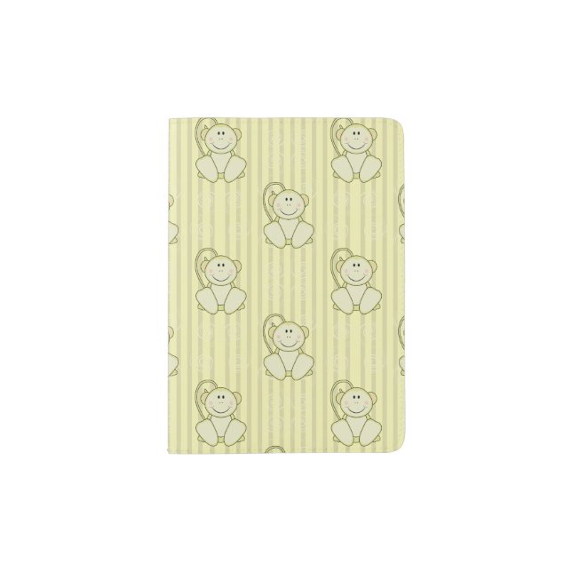 Cutelyn Baby Monkey Passport Holder (Front)